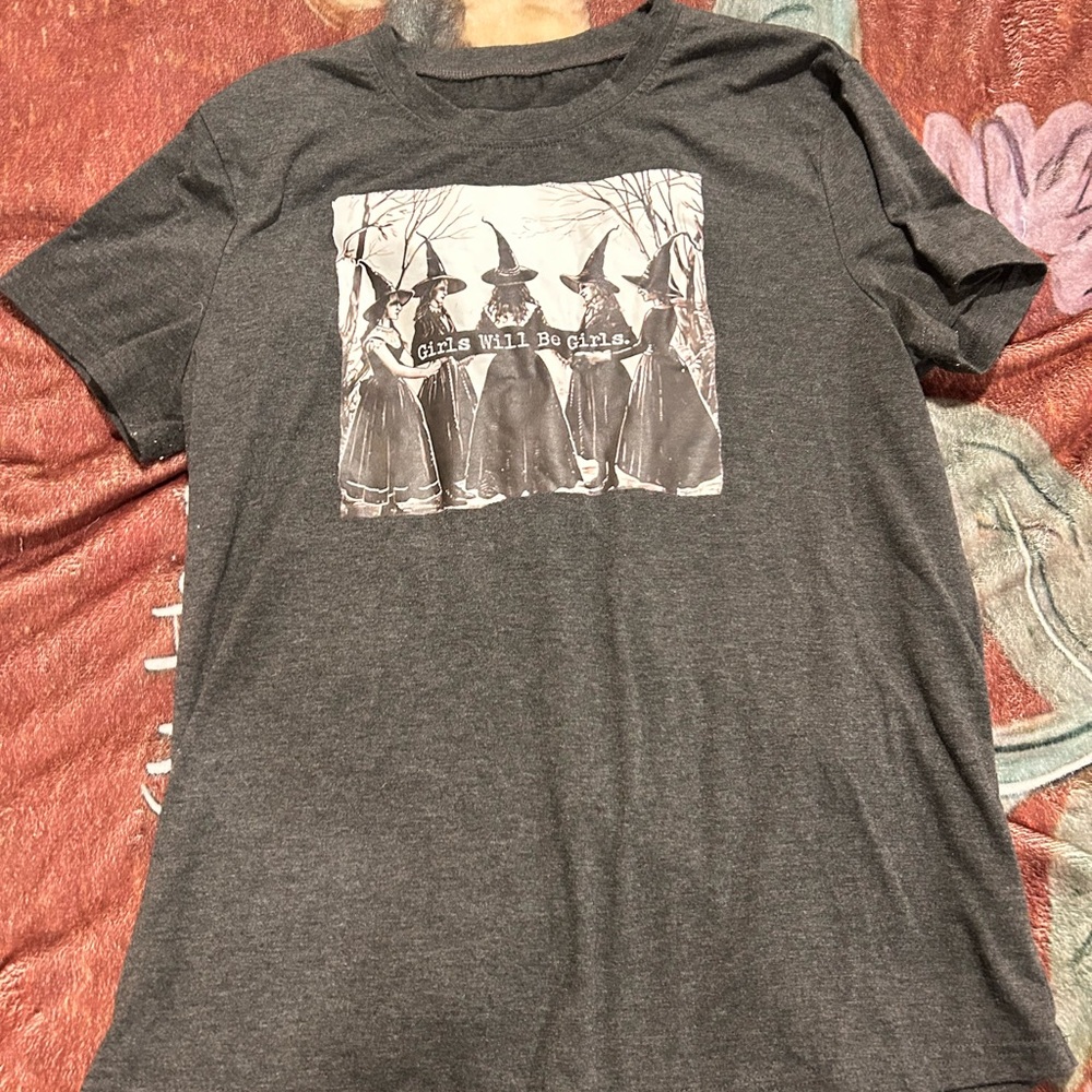 Gray Graphic Tee - Girls Will Be Girls